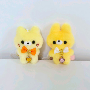 스쿳토탓치상 토끼 고양이 인형 가방고리 키링 볼체인