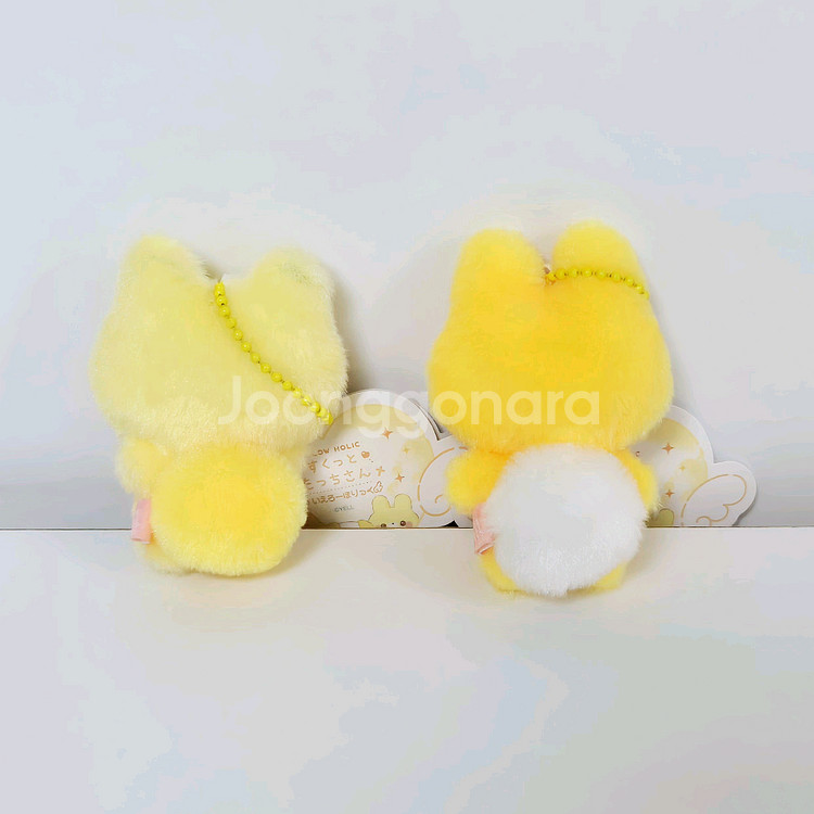 스쿳토탓치상 토끼 고양이 인형 가방고리 키링 볼체인--1