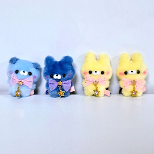 스쿳토탓치상 토끼 고양이 인형 가방고리 키링 볼체인