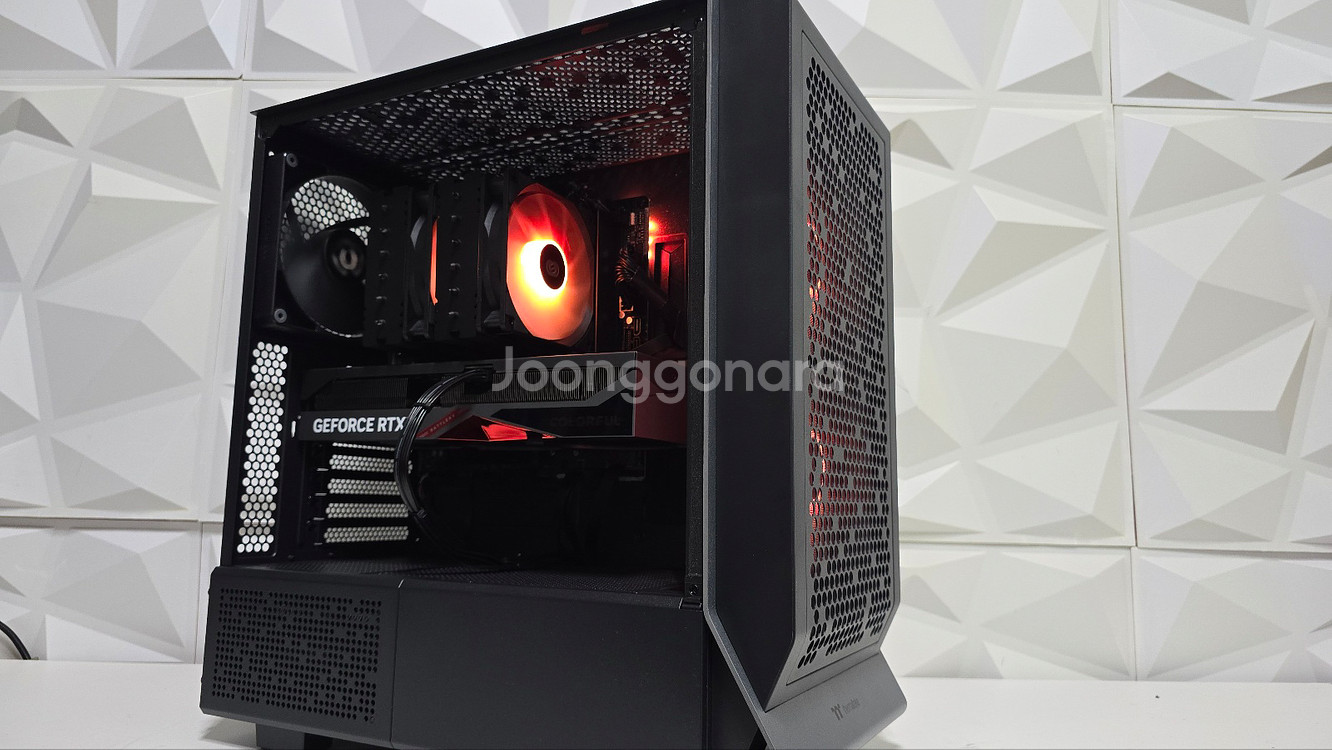 고사양게임 컴퓨터 본체 + 큐닉스 24인치 144hz(--0