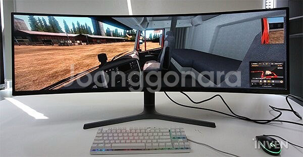 QHD 49인치 삼성 와이드 모니터 C49RG90--4
