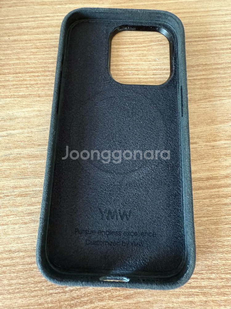 아이폰15프로 YMW 알칸타라 맥세이프 케이스, 맥세이--1