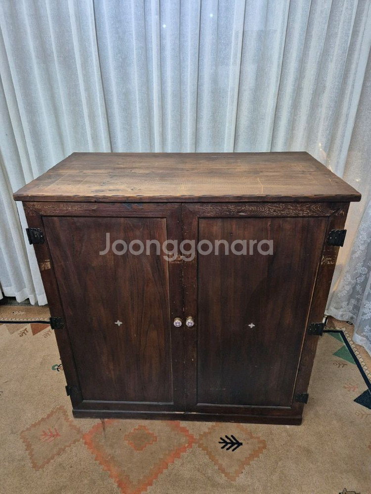 빈티지 고가구 대형 수납장--1