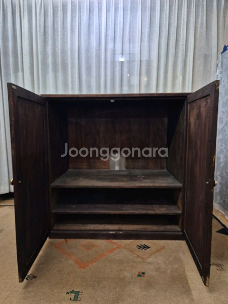 빈티지 고가구 대형 수납장--4