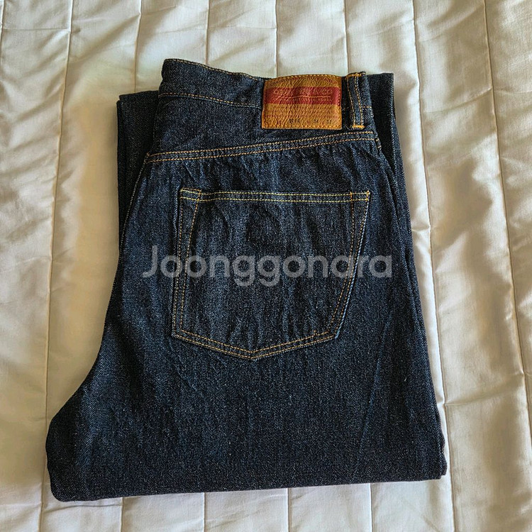 [34,미사용품]데밀 011R 13oz 셀비지 데님팬츠--1