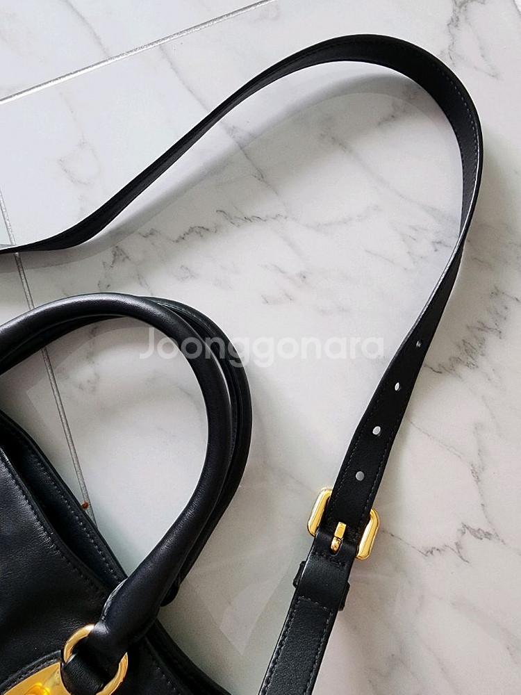 정품 프라다 소프트카프 블랙 가방 보관새상품--4