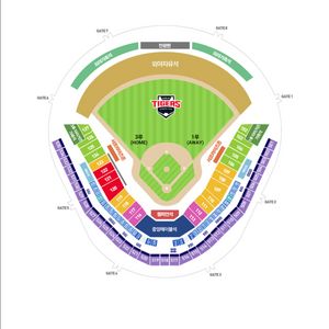 8/1 기아 한화 1루 k9 112블록 4연석