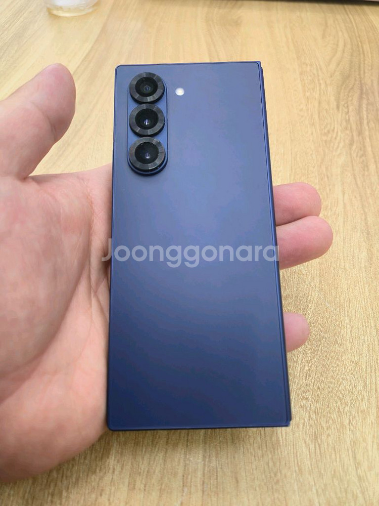 S급 폴드 6 256GB 네이비 판매 (삼성케어 양도)--0