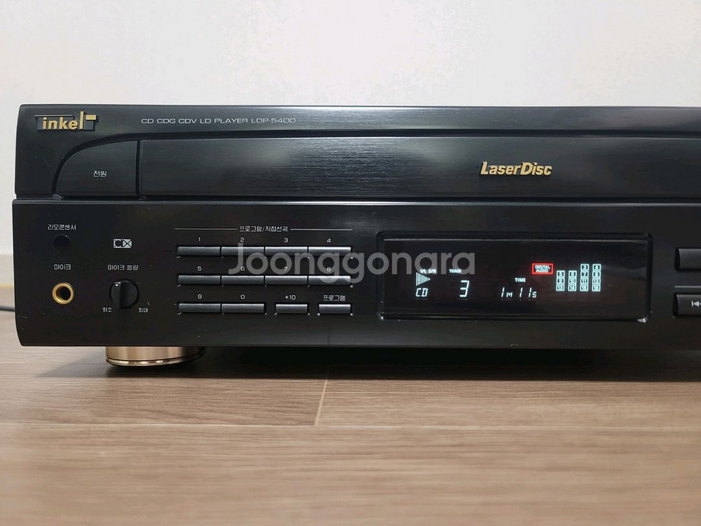 인켈 LDP,CD플레이어 리모컨 포함--1