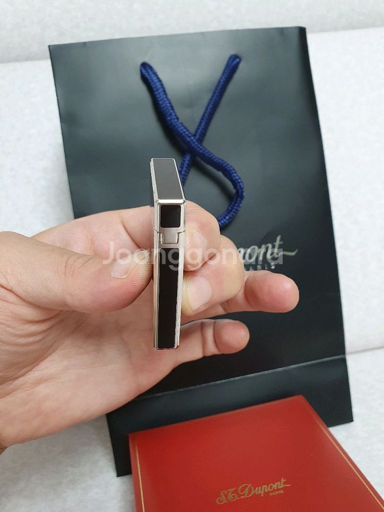 정품 듀퐁라이터 라인D ca17240 블랙래커 팔라듐--4