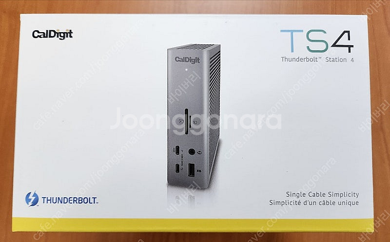칼디짓 정품 CalDigit TS4 썬더볼트독--1