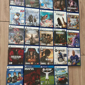 Ps5 cd 게임 타이틀 팝니다