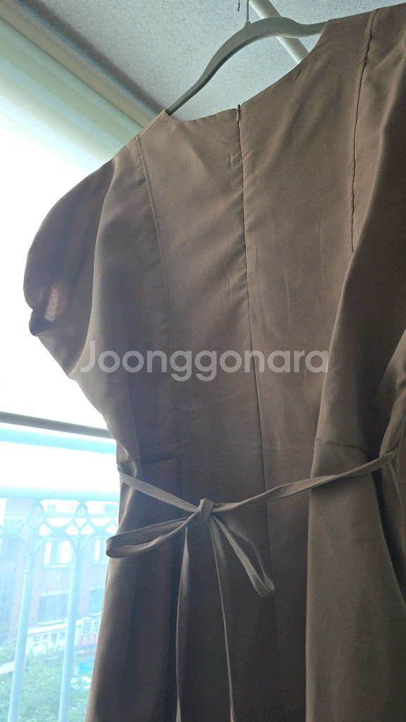 브라운 롱 원피스--4