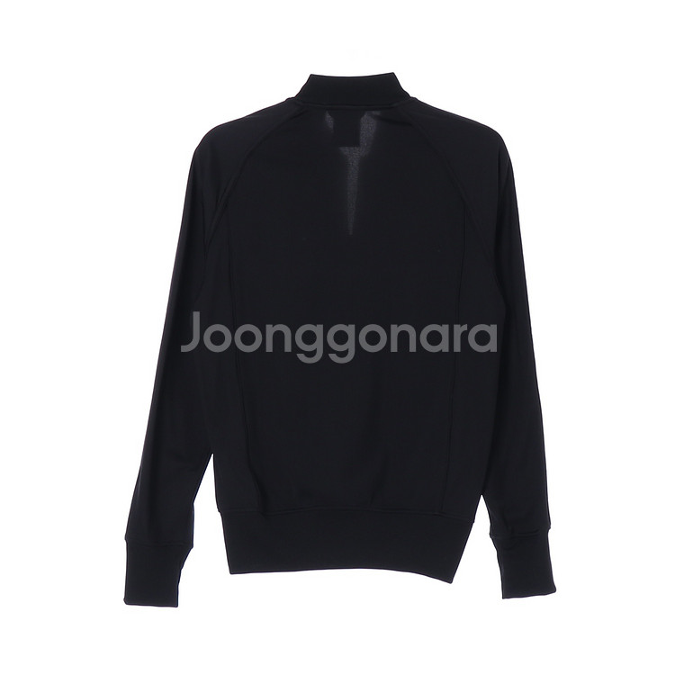 [L]아디다스 블랙 슈퍼스타 로고 프린팅 블루종 집업--4
