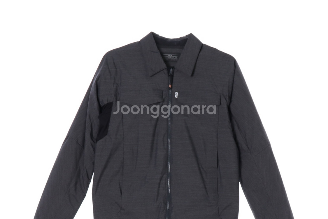 [S]리바이스 차콜 집업 카라 바람막이 코치 워크 재킷--1