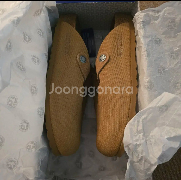 (새상품) 37 240 버켄스탁 보스턴 코듀로이 브라운--1