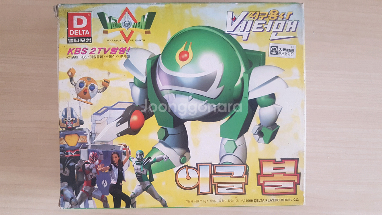 델타모형 지구용사 벡터맨 이글볼 고전프라--0