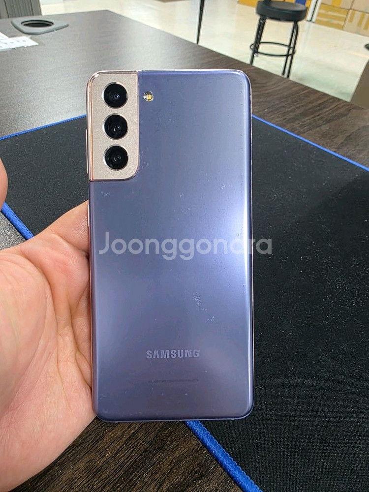 갤럭시S21 256G 무잔상 상태굿 중고폰--0
