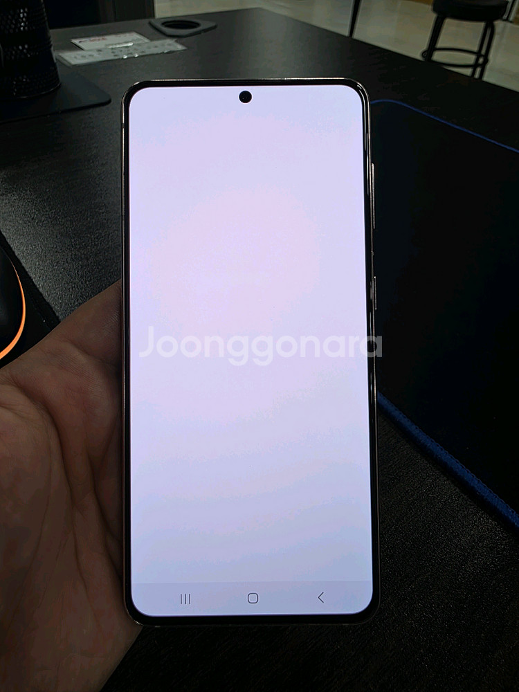 갤럭시S21 256G 무잔상 상태굿 중고폰--9