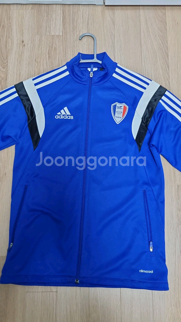 수원삼성 아디다스 정품 트레이닝 저지--0