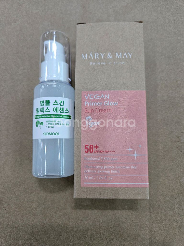 시드물 병풀 스킨 릴랙스 에센스 마리앤메이 선크림--0