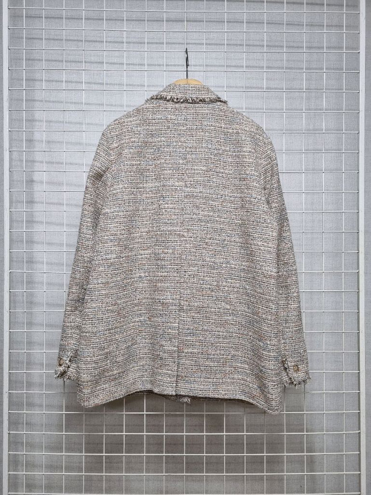 칼라거펠트 트위드자켓--1