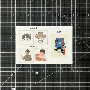 세븐틴 호시 디노 띠부씰 띠부띠부씰 스티커 비공식 굿즈