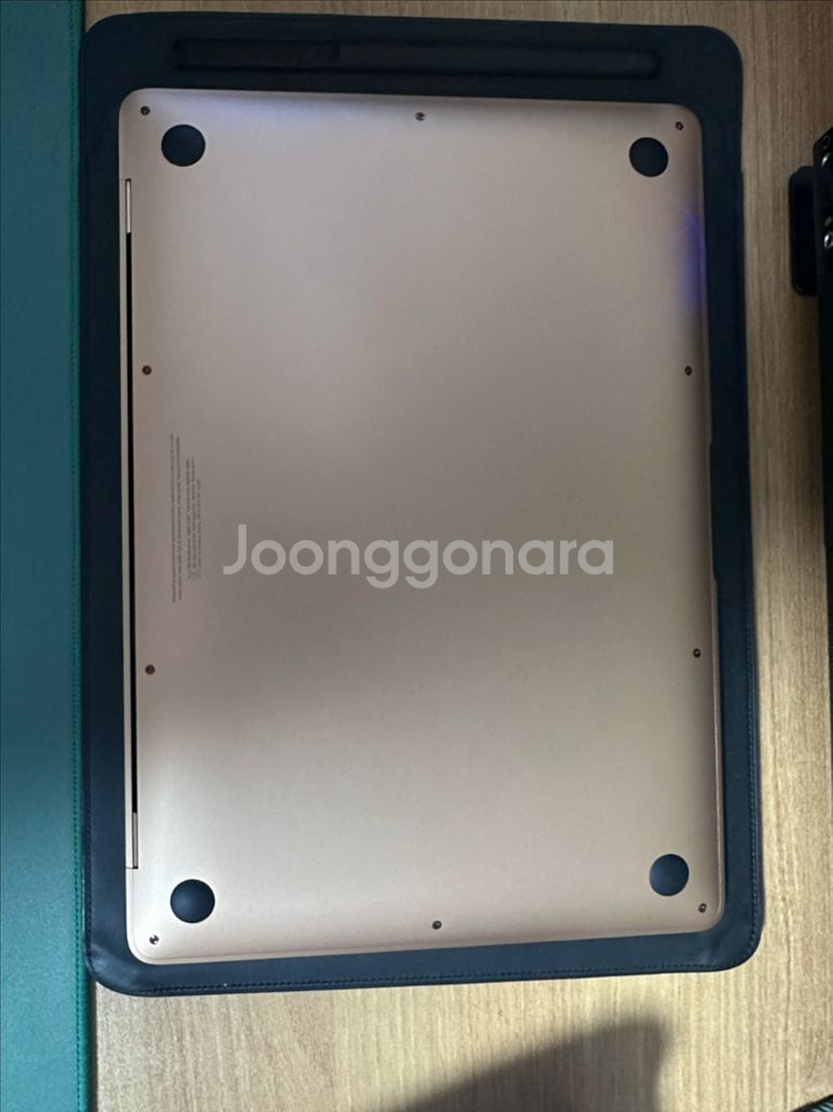 맥북 에어 m1 기본형 골드 일본판--4