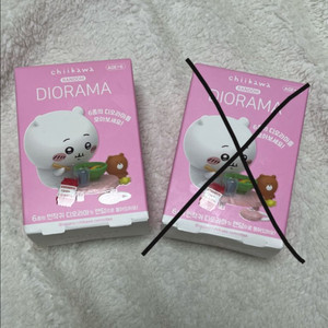 먼작귀 치이카와 디오라마 6종 랜덤 피규어 판매합니다