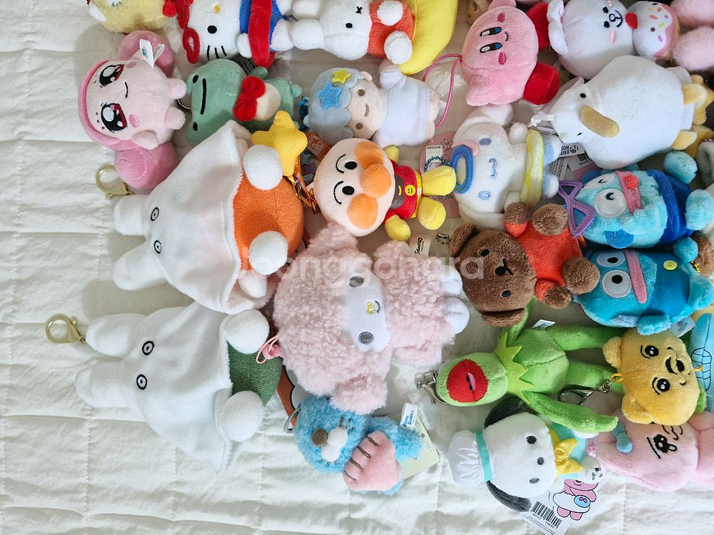 인형키링 (산리오 호빵맨 미피 쿵야 커비 냐한남자)--1