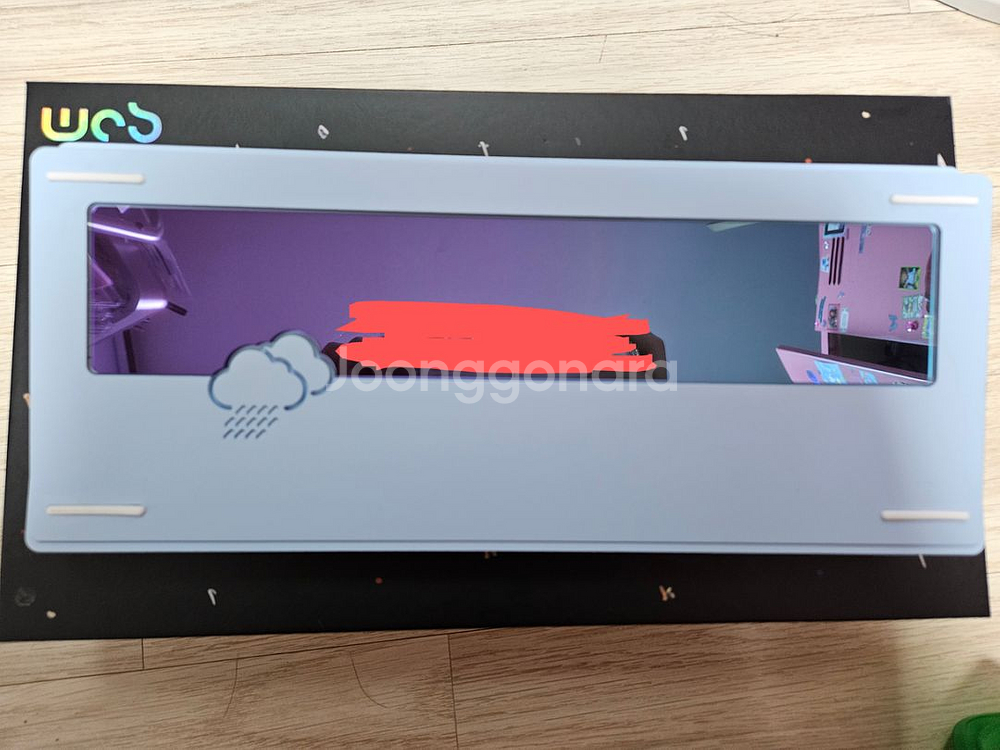 레이니 풀알루미늄 기계식 키보드 중옵 바이올렛축--2