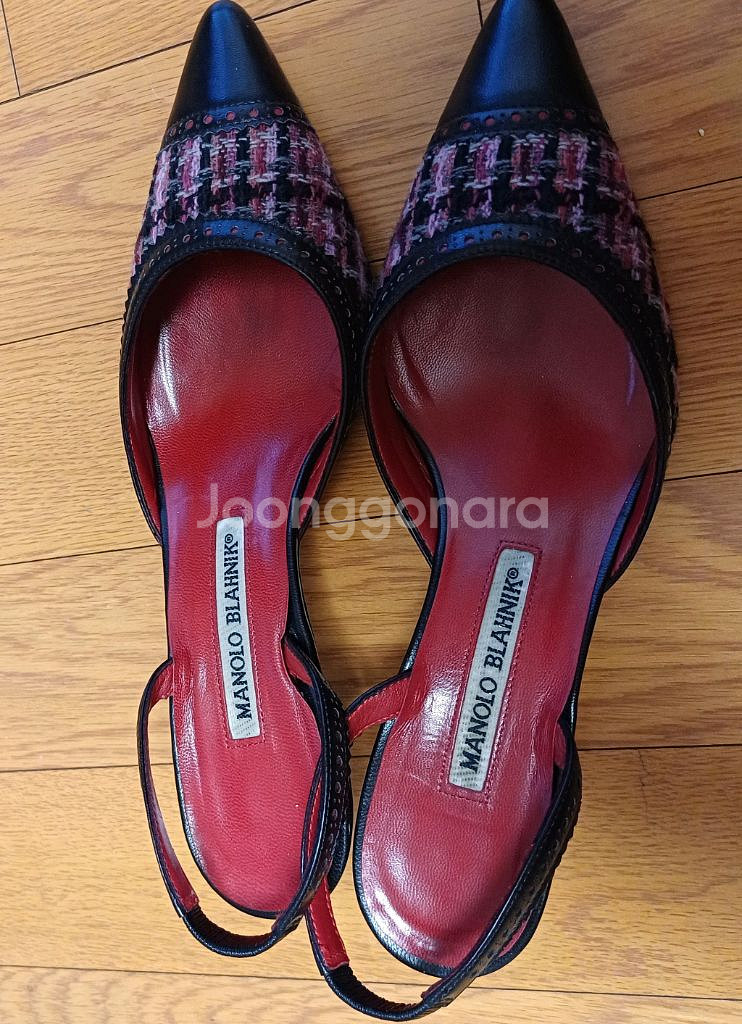 마놀로 블라닉 슬링백 힐 36.5 size--4