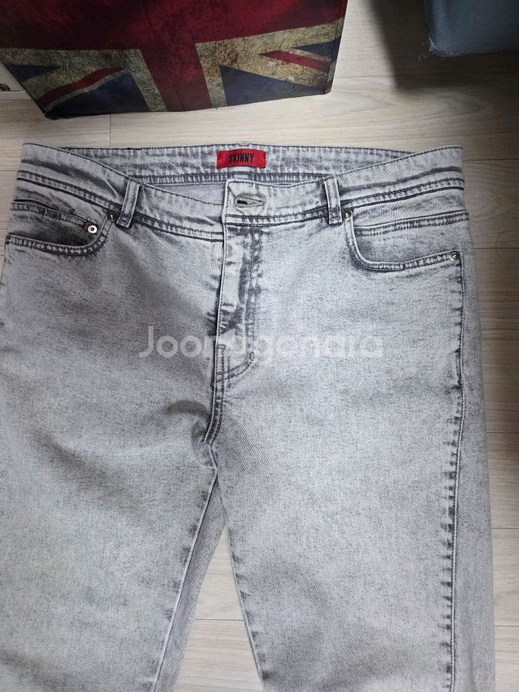 시스템옴므 정품 스톤그레이 청바지 34사이즈--1