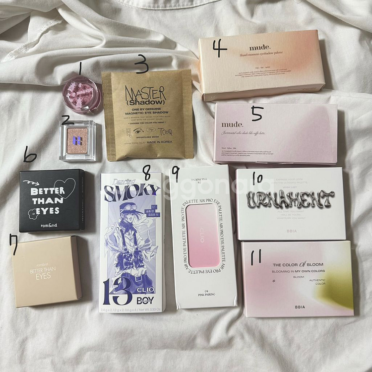 새상품)아이섀도우 싱글•팔레트 처분 -화장품--0
