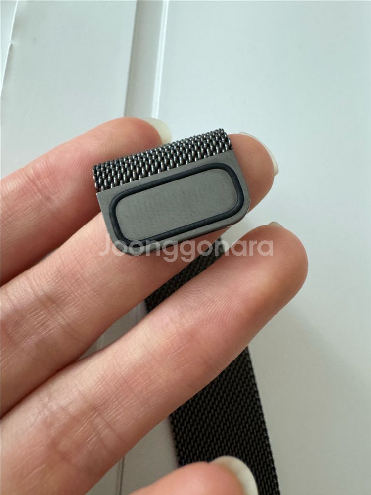 정품 애플워치 밀레니즈루프 41mm 블랙 a급 풀박--2
