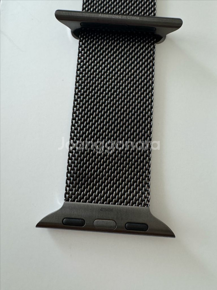 정품 애플워치 밀레니즈루프 41mm 블랙 a급 풀박--4