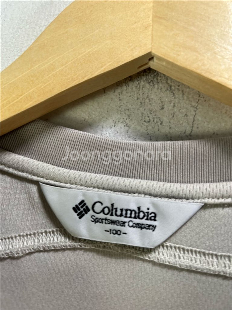 100 Columbia 컬럼비아 기능성 스판 반팔티--3