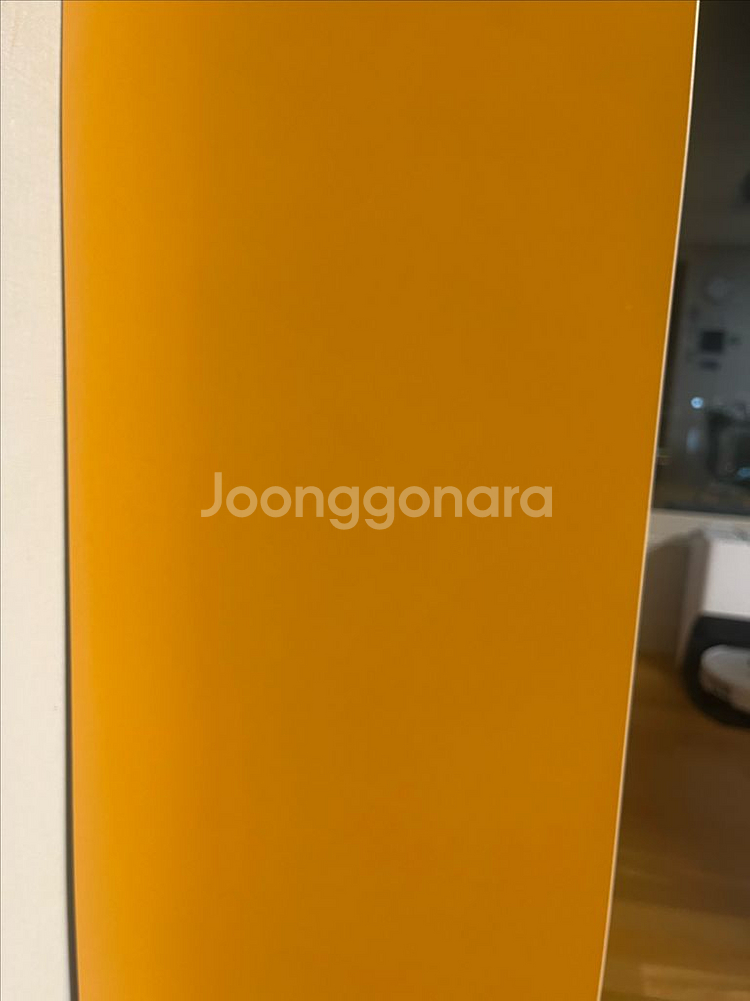 비비드와이드 책장 옐로우 탬버린스타일--1