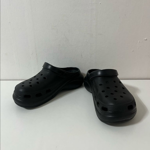 250 블랙 키높이 슬리퍼 샌들