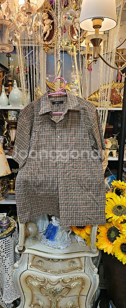DAKS 닥스 남성체크 셔츠--1