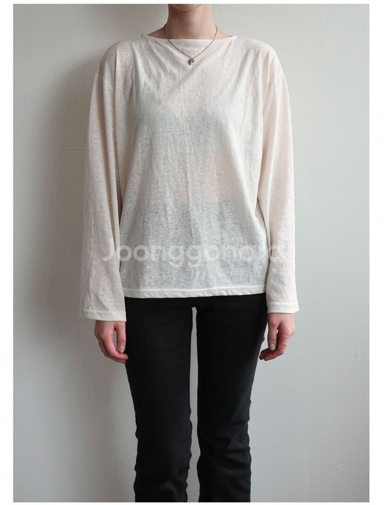 쉬이즈큐트 Pure boat neck T--1