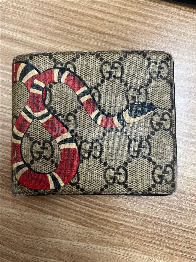 구찌 킹스네이크 반지갑--0