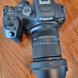 캐논 EOS R7 + 시그마 렌즈