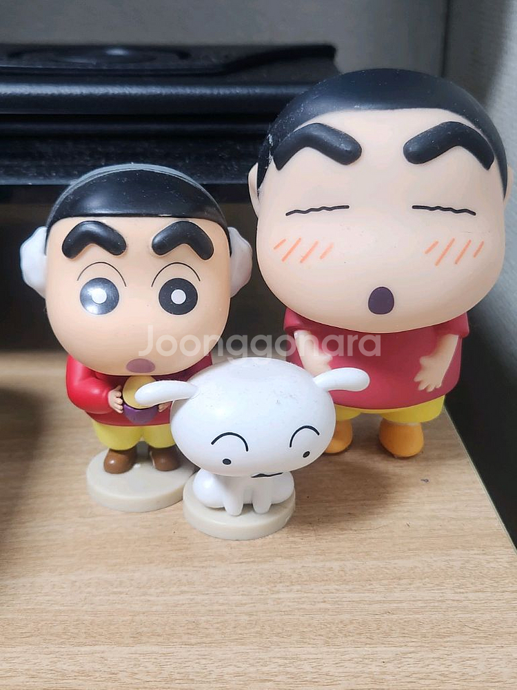 짱구 흰둥이3종 피규어--0