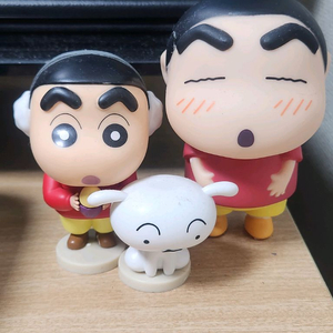 짱구 흰둥이3종 피규어