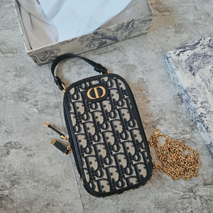 디올 오블리크 휴대폰파우치백 체인백 미니백 폰홀더백