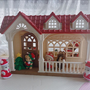 실바니안 크리스마스 빨간모자늑대 집 가구일괄