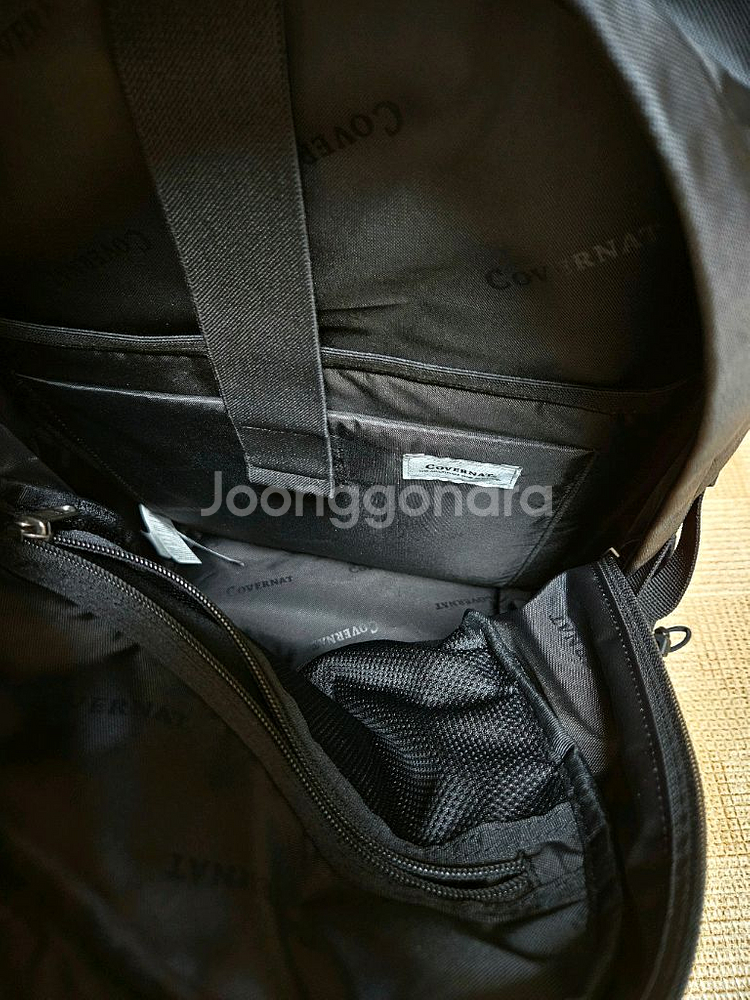 커버낫 라이트 스트링 백팩 Black--4