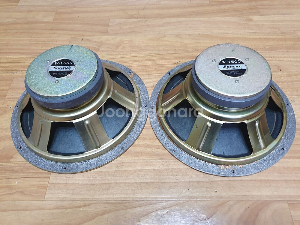 산수이 SANSUI W-1500 12인치 우퍼 1조--0
