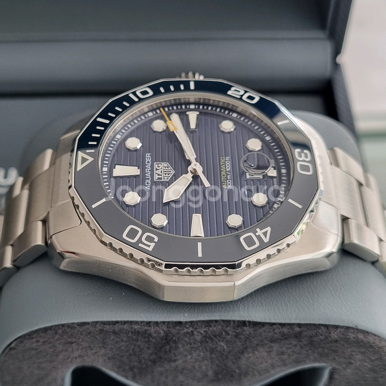 태그호이어 준신형 아쿠아레이서 43mm 청판--5